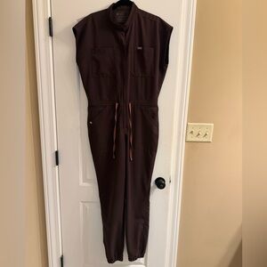 FIGS Espresso Rafael Jumpsuit